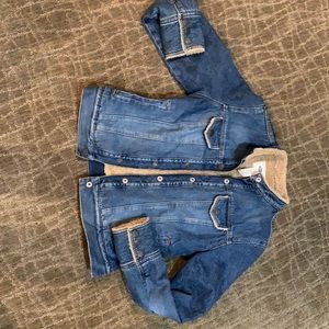 Old Navy Sherpa lined Denim jacket.